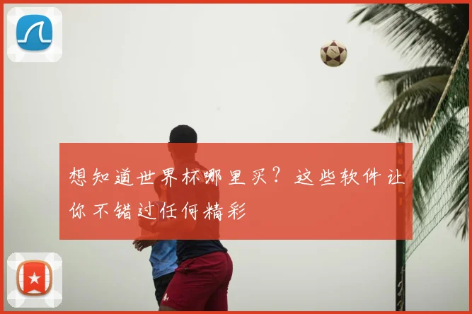 想知道世界杯哪里买？这些软件让你不错过任何精彩